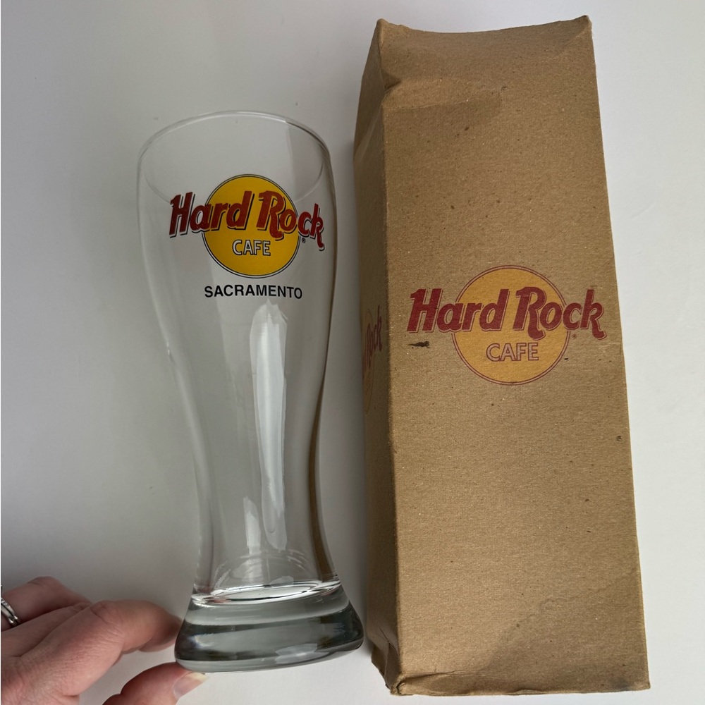 Hard Rock Cafe | Sacramento | Pilsner Glass | NWT